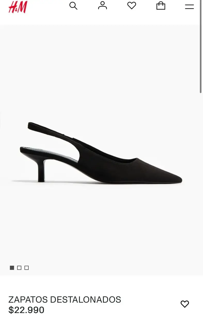 Zapatos negros con tiras H&M - 2