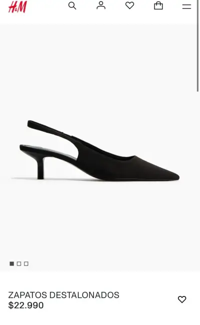 Zapatos negros con tiras H&M - miniatura 2