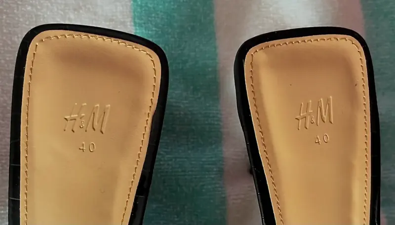 Sandalias negras de tacón H&M - 2