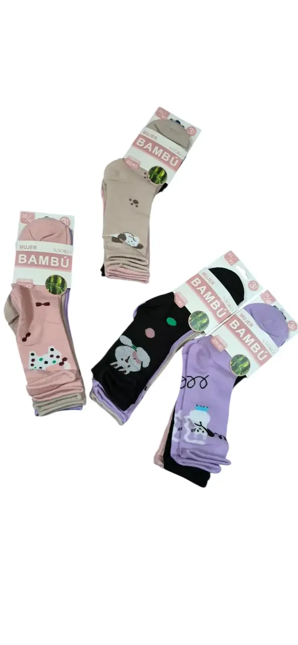 Pack de calcetines de bambú