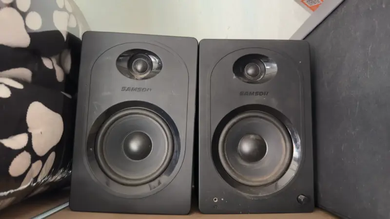 Parlantes Samson negros