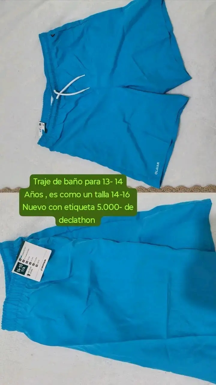 Traje de baño azul nuevo