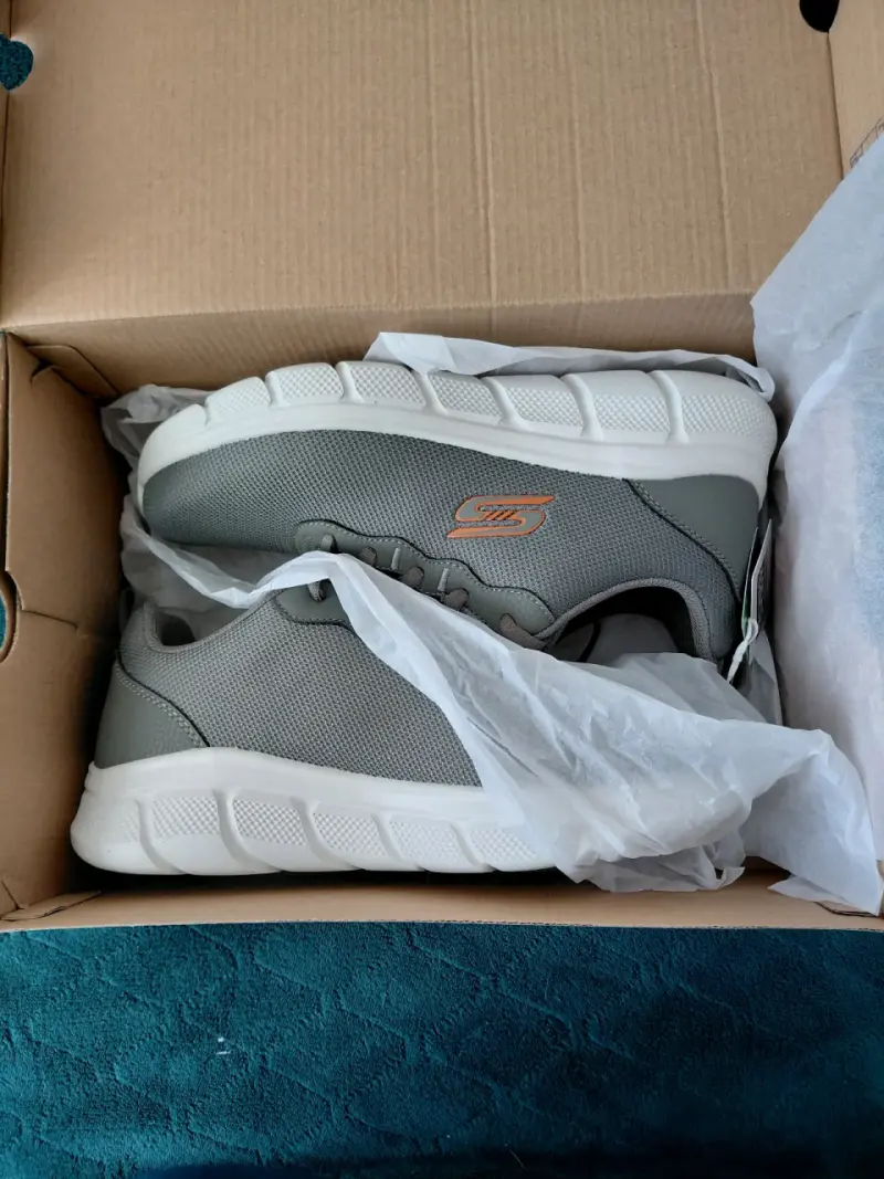 Zapatillas grises Skechers - 2