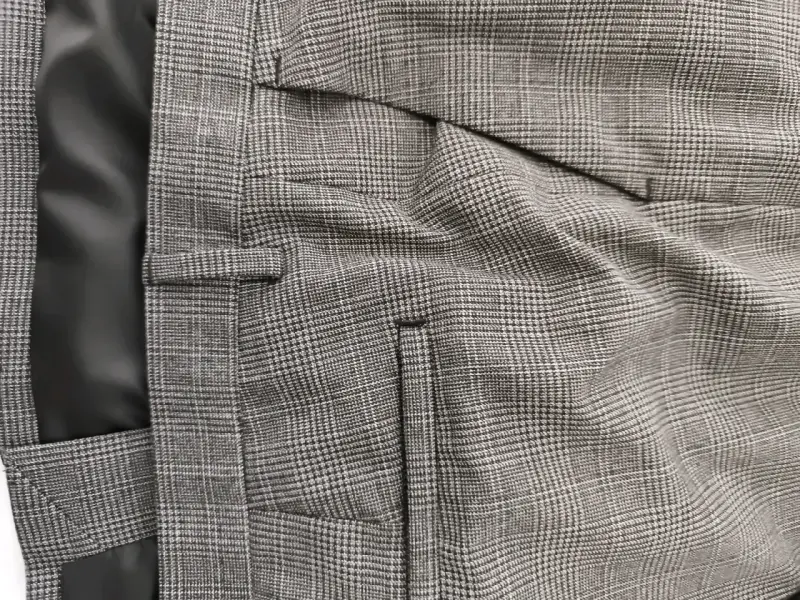 Traje café cuadros Zara - 4