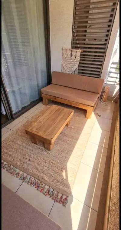 Set de terraza madera - miniatura 1