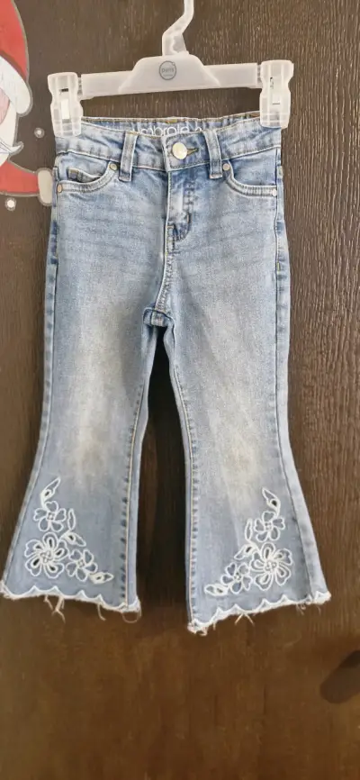 Jeans infantil  bordado umbralle - miniatura 1