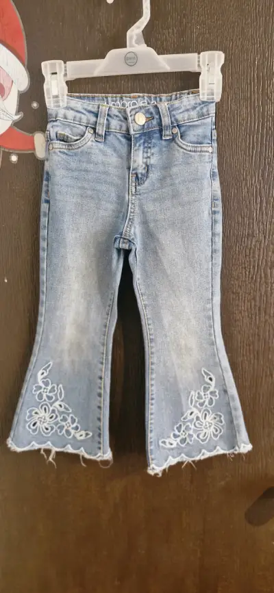 Jeans infantil  bordado umbralle - miniatura 3