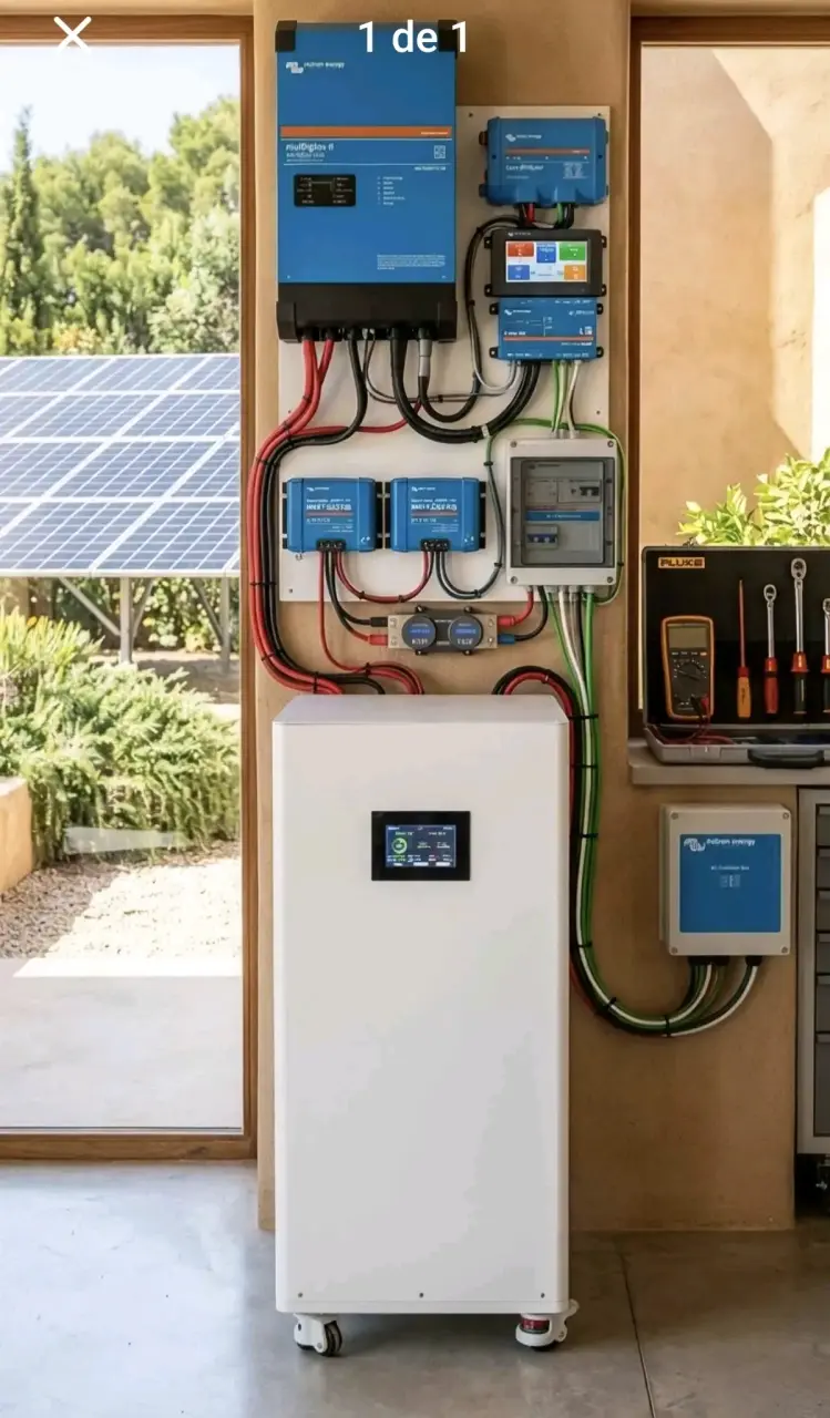 Batería pedestal hogar Energía uso 51.2V 280A