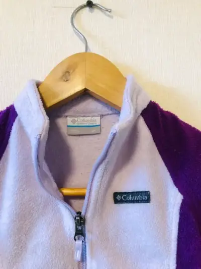 Chaqueta Columbia polar infantil morada - miniatura 2