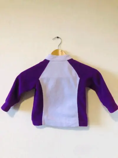 Chaqueta Columbia polar infantil morada - miniatura 3