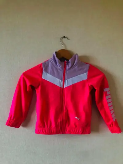 Chaqueta deportiva Puma rosada - miniatura 1