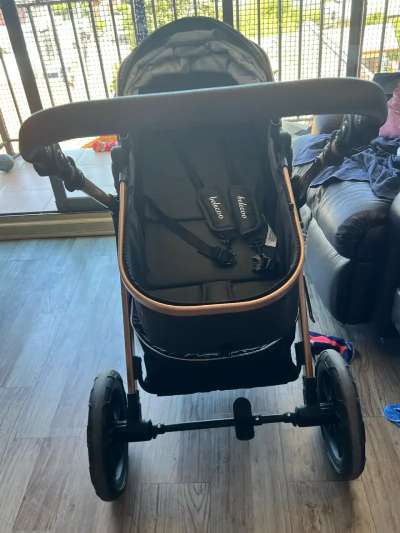 Coche con Silla de auto para bebé gris - 6