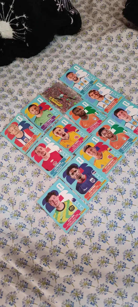 Lámina Panini holográfica vintage - 2