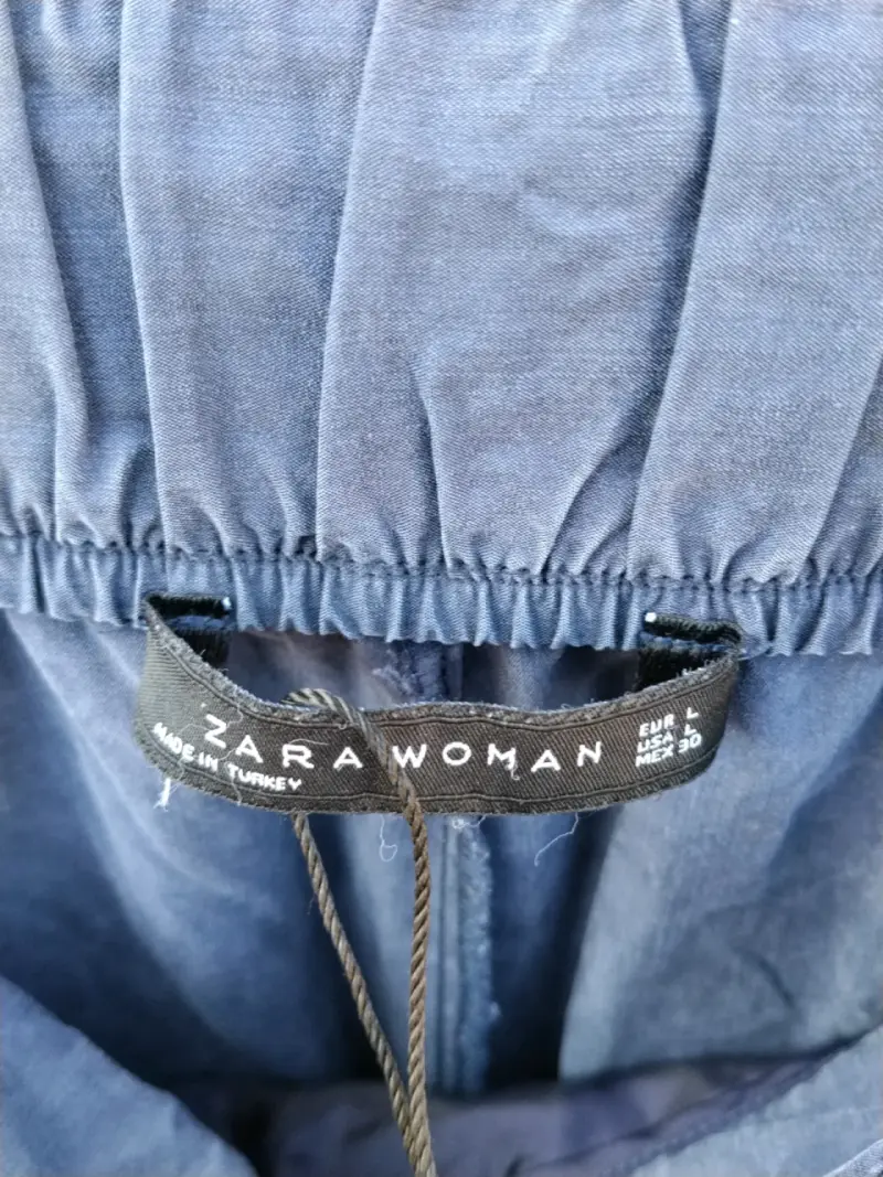 Pantalón azul holgado - 3