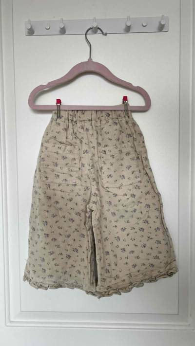 Pantalon cotele niña flores talla 2 - miniatura 2