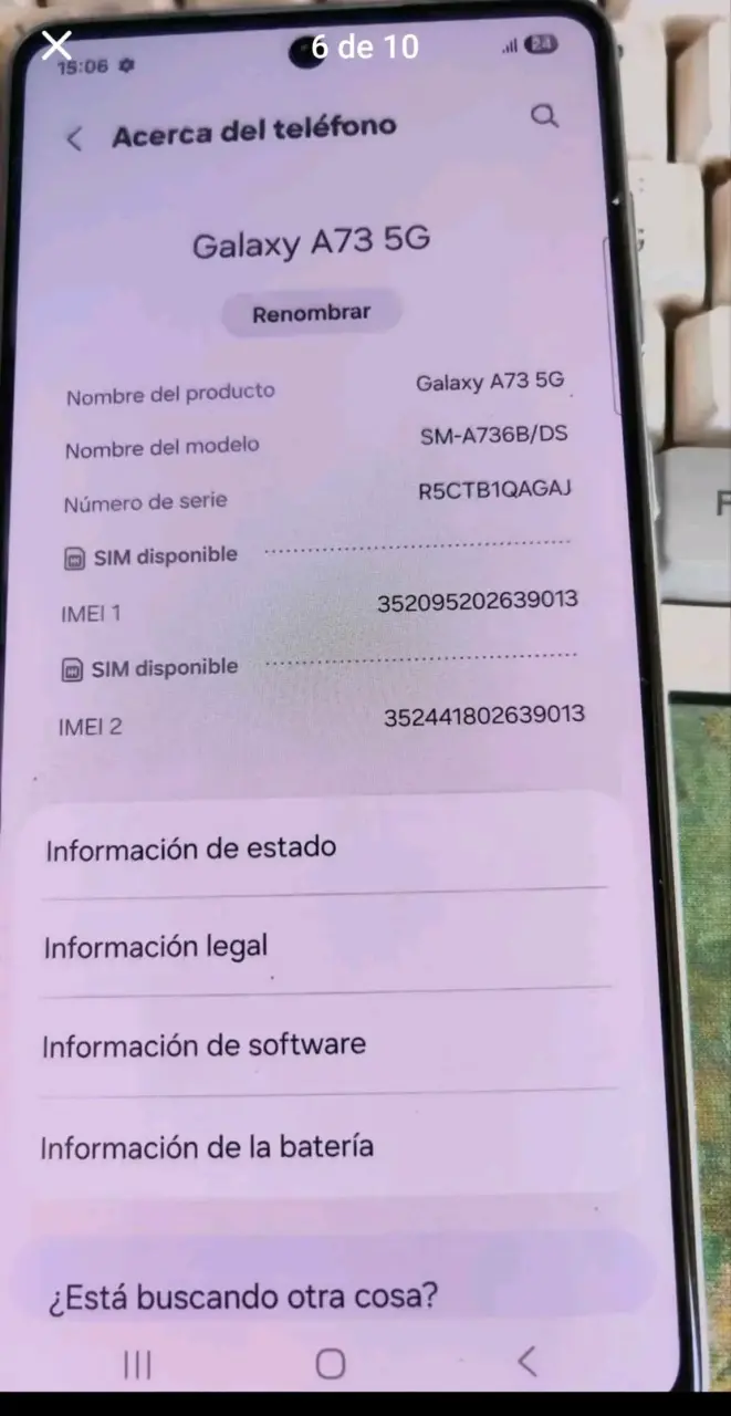 📱 Celular Samsung Galaxy A73 5G — Impecable🔹 128 G - 5