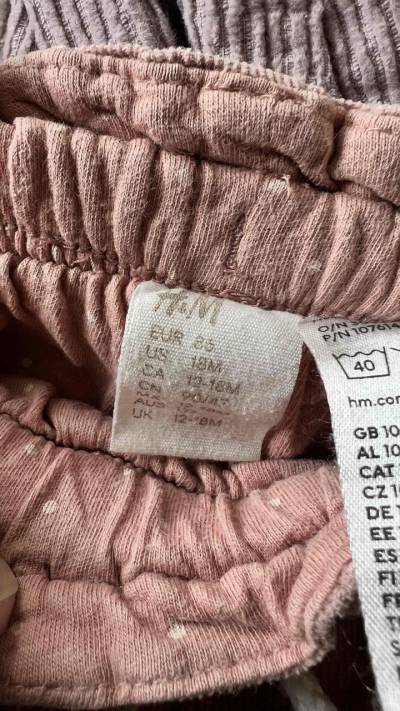 Pantalon cotele niña talla 18 meses - miniatura 3