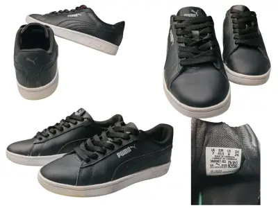 Zapatillas negras Puma unisex - miniatura 1