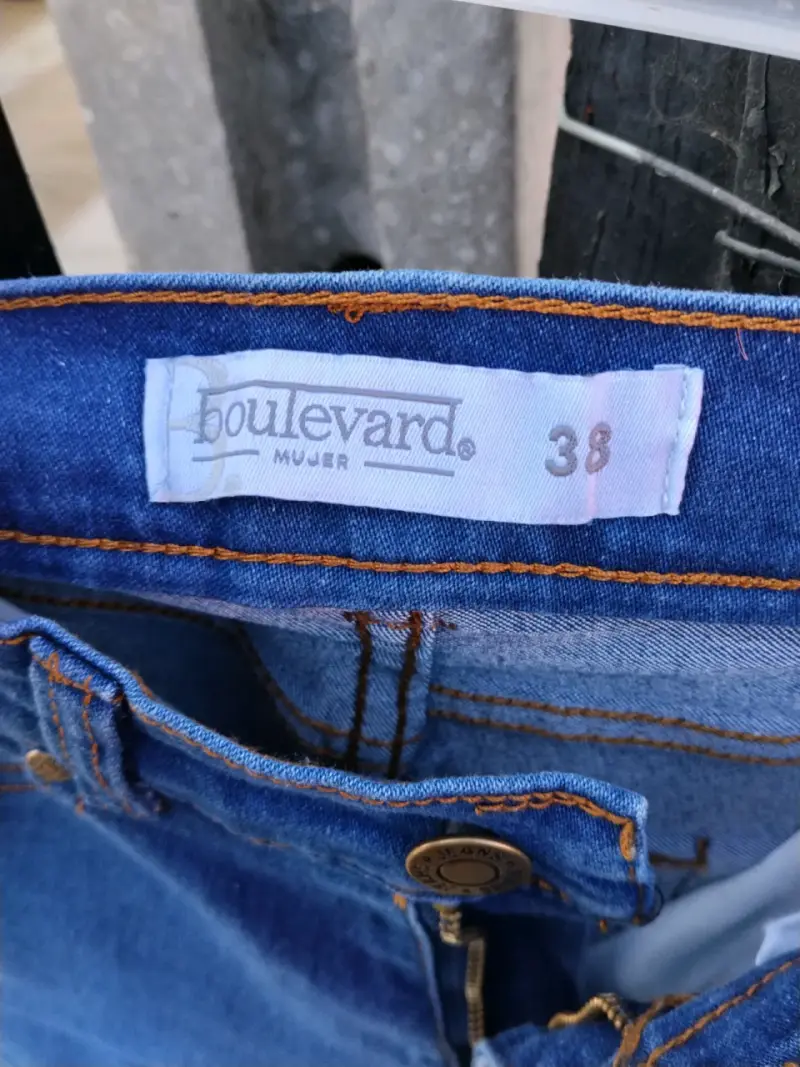 Jeans azul talla 38 - 4