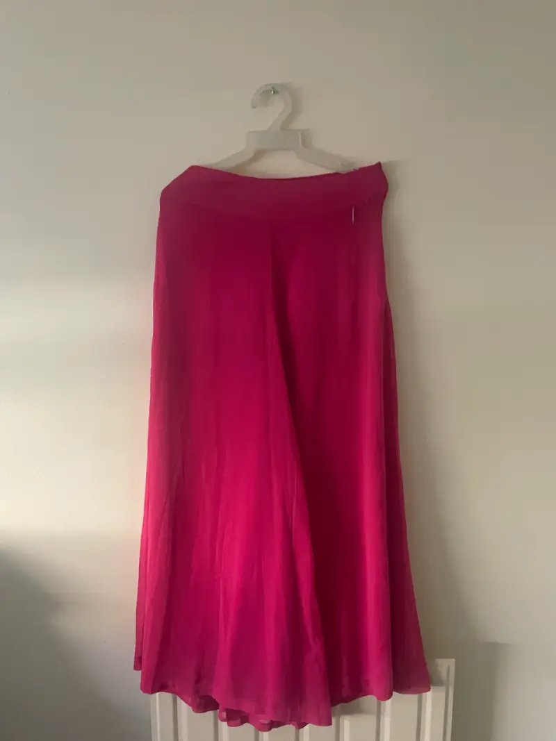 Pantalón palazzo fucsia Liola - 2