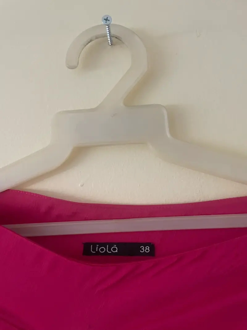 Pantalón palazzo fucsia Liola - 3
