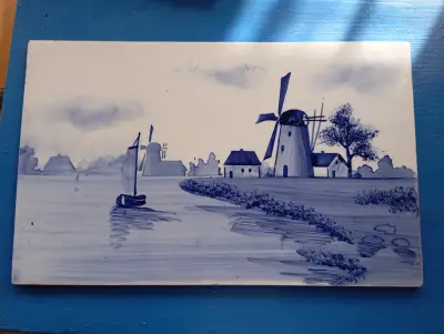 Azulejo decorativo estilo Delft - miniatura 1