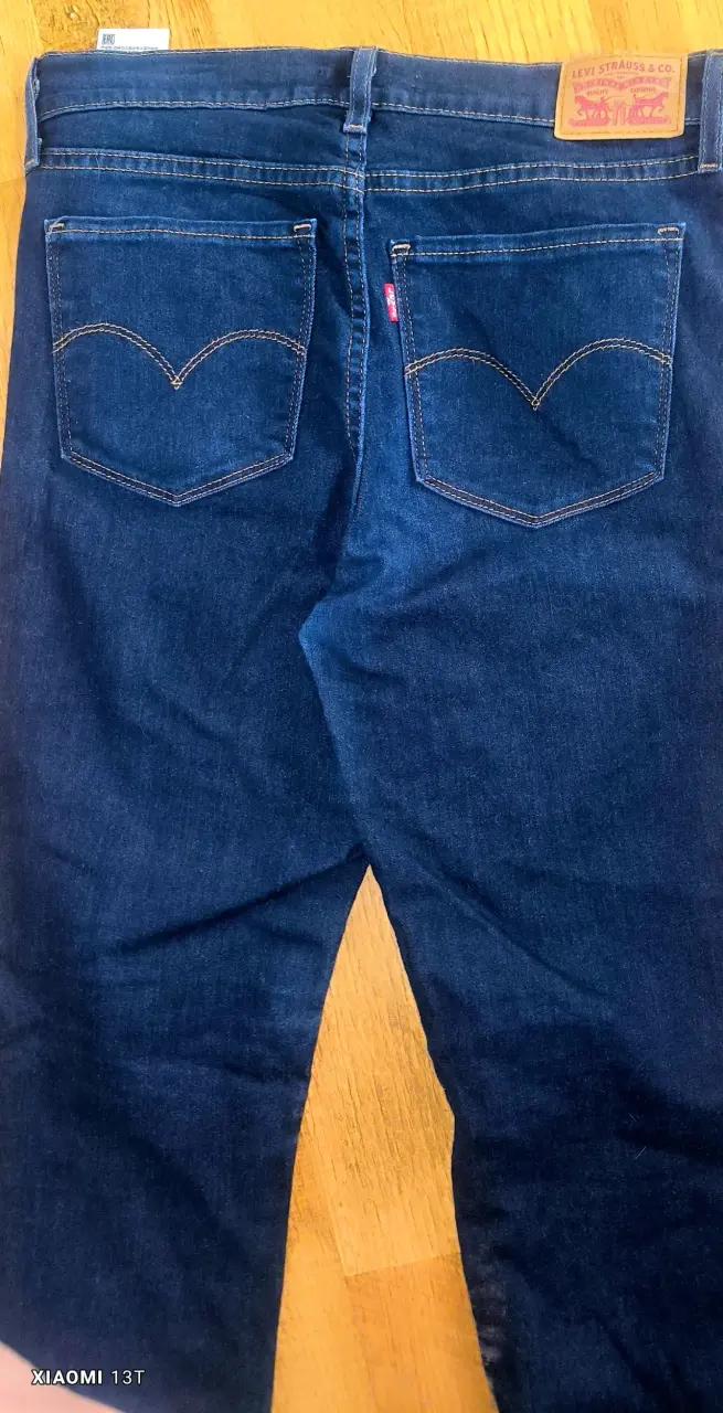 Jeans azul oscuro de mujer - 3