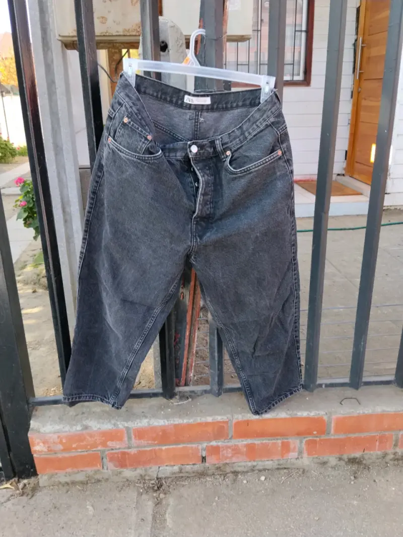 Jeans negros hombre - 1