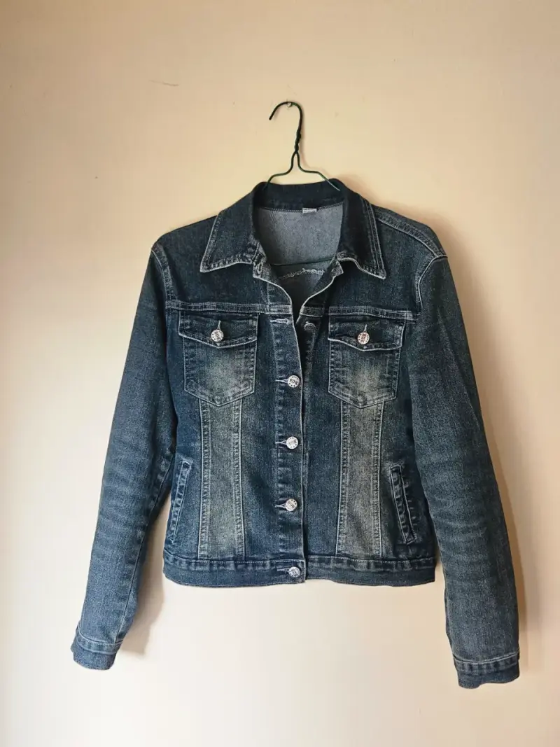 Chaqueta de mezclilla azul - 1