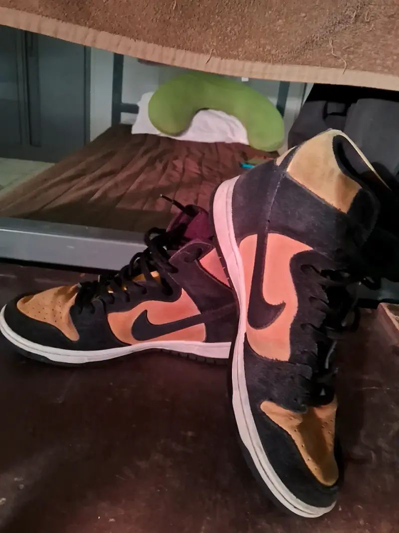 Nike SB Dunk High Pro Reverse en amarillo vara de - 2