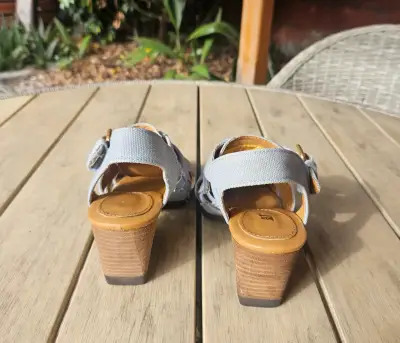 Sandalias  CAT azules con hebilla - miniatura 3