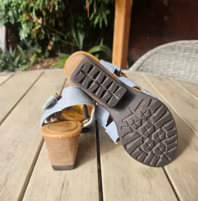Sandalias  CAT azules con hebilla - miniatura 4