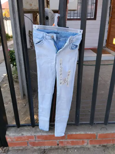 Jeans claros talla 38 - miniatura 1