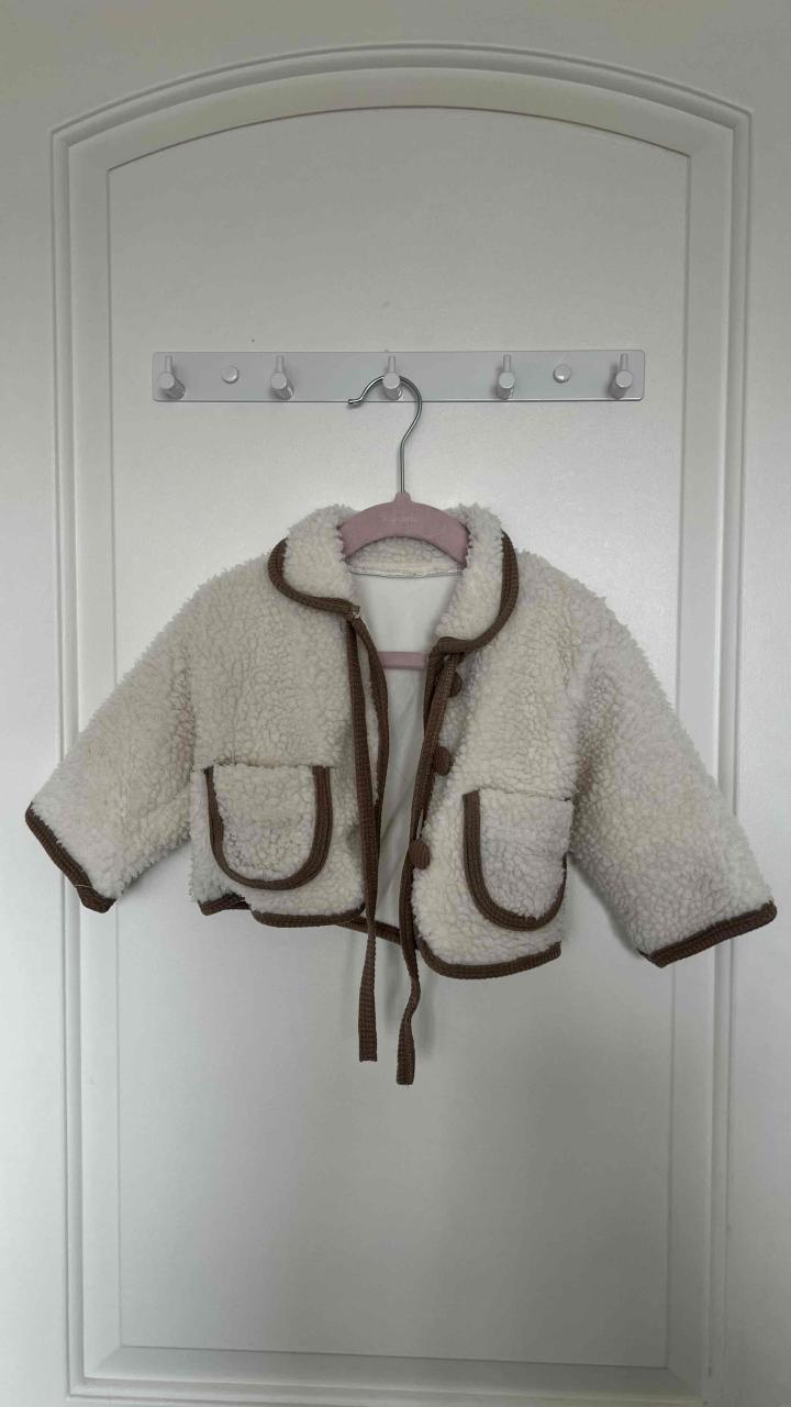 Chaqueta corderito niña talla 6m - 1