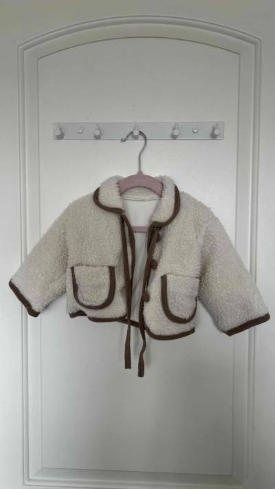 Chaqueta corderito niña talla 6m - miniatura 1