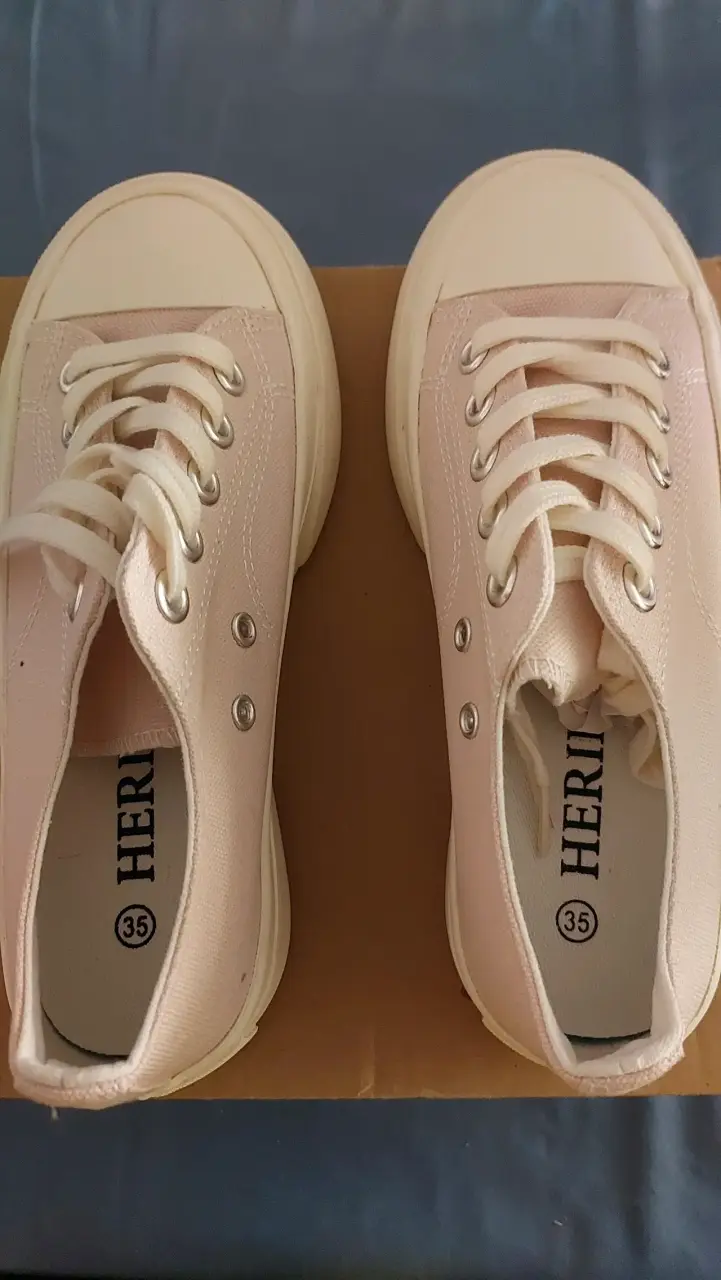 Zapatillas casual rosado claro número 35 - 2