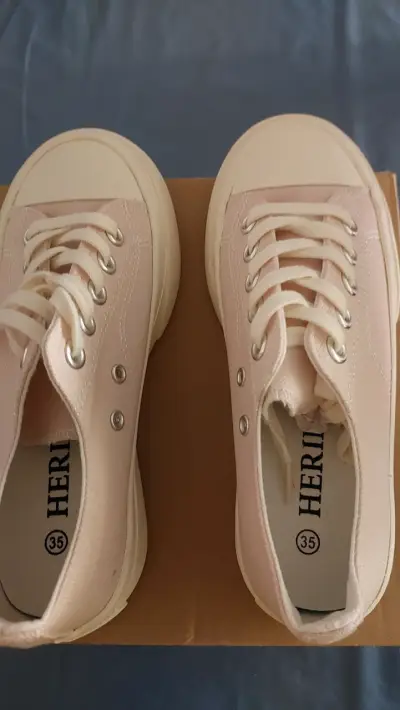 Zapatillas casual rosado claro número 35 - miniatura 3