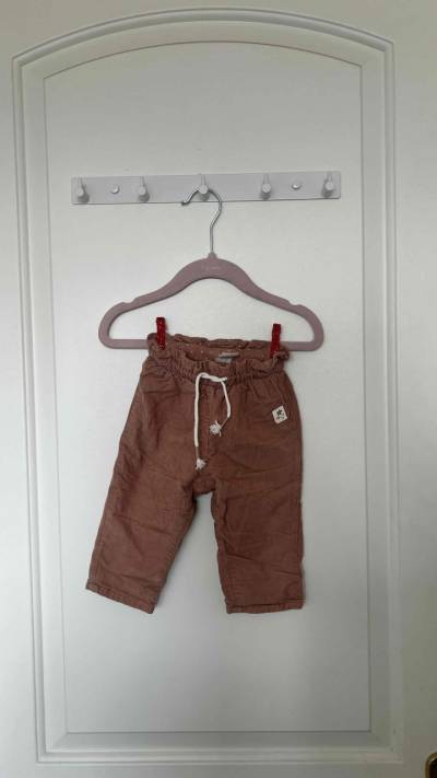 Pantalones cotelé bebe niña 6 meses - miniatura 1