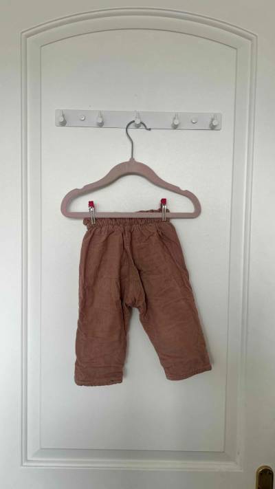 Pantalones cotelé bebe niña 6 meses - miniatura 2