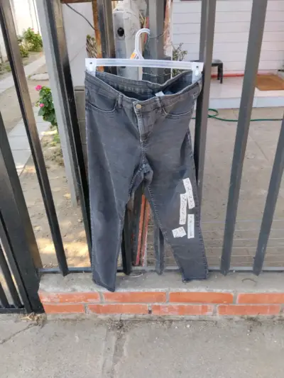 Jeans gris skinny denim - miniatura 1