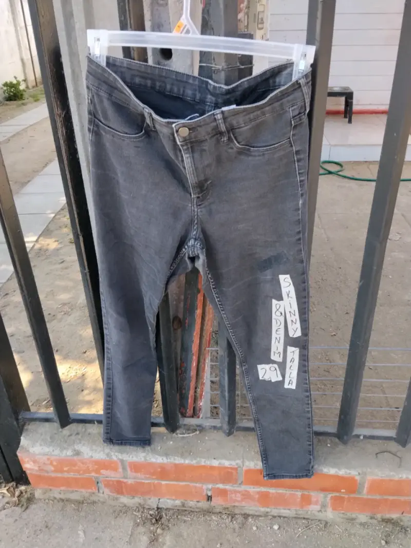 Jeans gris skinny denim - 2