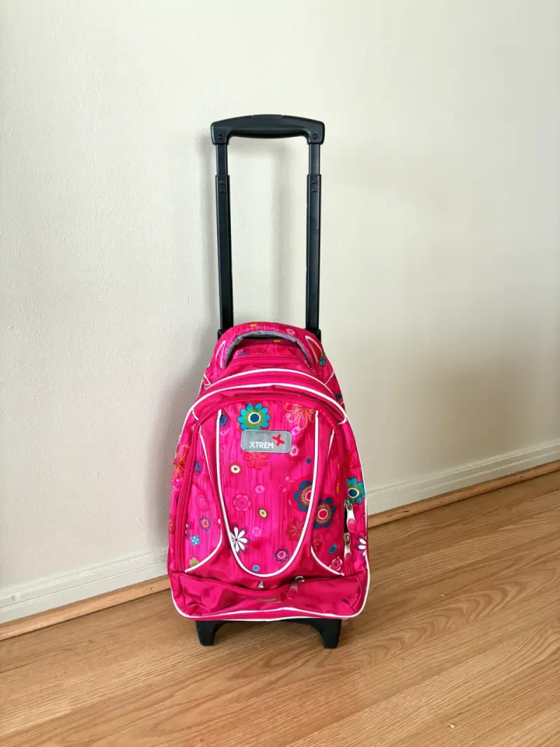 Mochila con ruedas Xtrem rosa nueva - 1