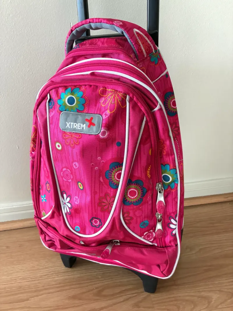 Mochila con ruedas Xtrem rosa nueva - 2