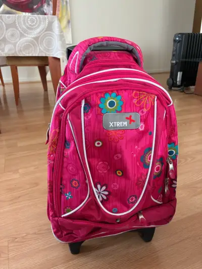 Mochila con ruedas Xtrem rosa nueva - miniatura 4
