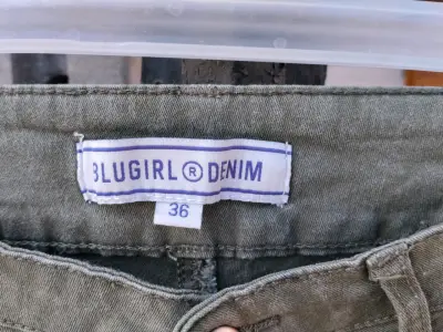 Jeans verdes Bluegirl Denim - miniatura 4