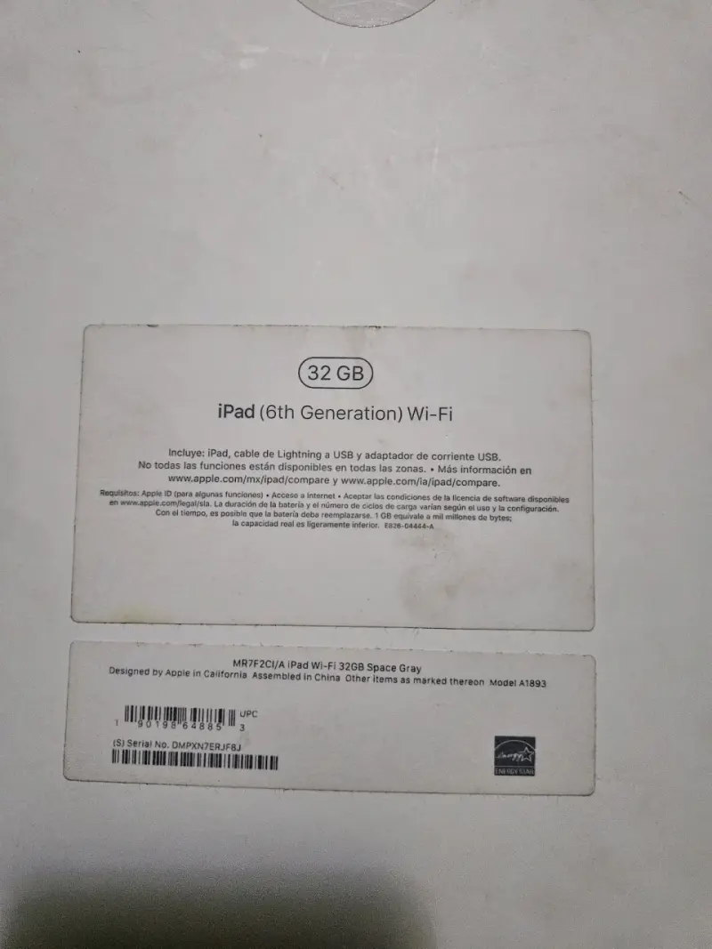 Ipad 6th generación 32gb - 5
