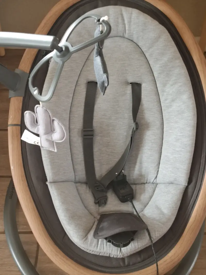 Silla nido eléctrica para bebé gris - 2