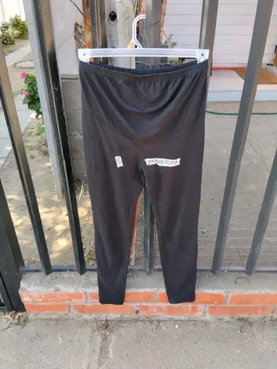 Leggings de maternidad negros - miniatura 1