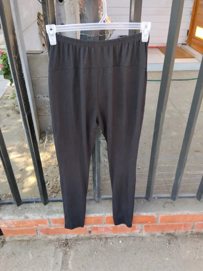 Leggings de maternidad negros - 2
