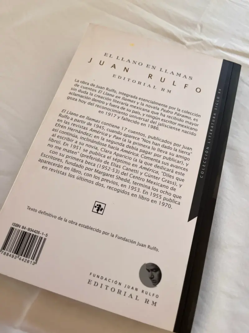 Libro 'El Llano en Llamas' Juan Rulfo - 3